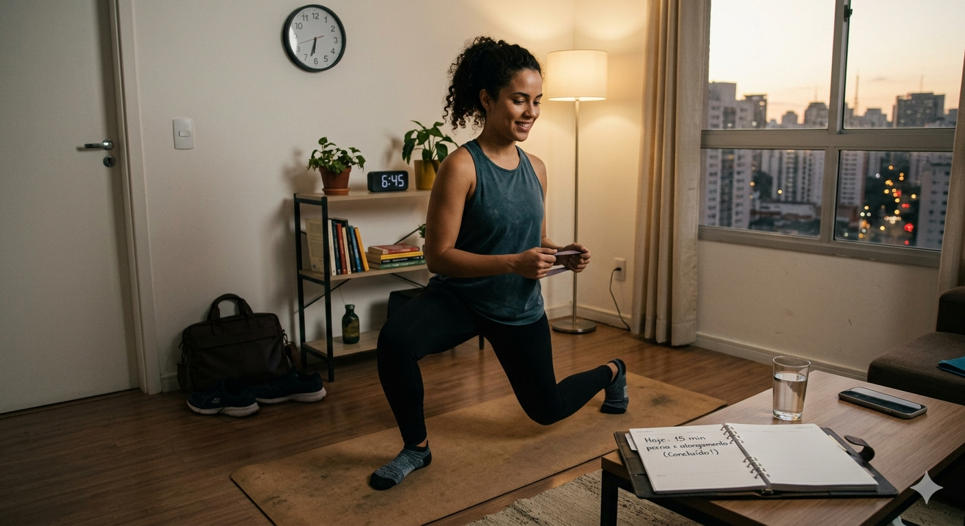 Como Montar uma Rotina Fitness que Você Realmente Consegue Manter